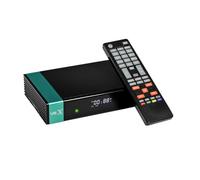 Fuhjythy Receptor de Satélite Digital V8X DVB-S/S2/S2X Full HD 1080P HEVC WiFi Integrado Soporte para Tarjeta CA Receptor de TV 2.4G WiFi (UE)