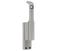 Fuhr Pestillo de Puerta con Flecha, Pesado, Derecho, Carrera de 23 mm, Plata anodizada; 1 Unidad