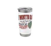 Fui a D.C. Y todo lo que obtuve fue este pedazo de pintura pelada Vaso térmico de acero inoxidable de doble pared