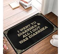 FUI A Diarrea Y Lo Único Que Obtuve Fue Diarrea Alfombra Exterior Cómoda Felpudo De Entrada Secado Rápido Alfombrilla De Baño para Exterior Hogar Ducha 40X60Cm