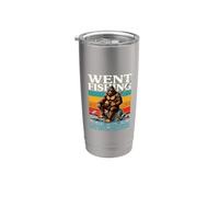 Fui a pescar no atrapó nada mejor que el trabajo Sasquatch Vaso térmico de acero inoxidable de doble pared