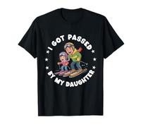 FUI Pasado por mi Hija Divertido esquí esquí Marido papá Camiseta