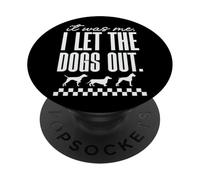 Fui yo, dejé salir a los perros gracioso PopSockets PopGrip Adhesivo