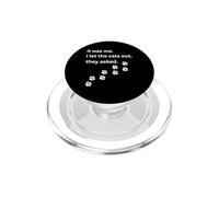 FUI yo Que dejé Salir a los Gatos Que preguntaron Humor Diciendo PopSockets PopGrip para MagSafe