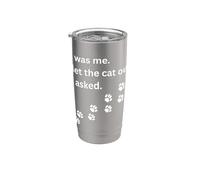 Fui yo que dejé salir a los perros que preguntaron humor diciendo Vaso térmico de acero inoxidable de doble pared