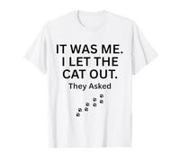 FUI yo Que dejé Salir al Gato le preguntaron Humor Diciendo Camiseta