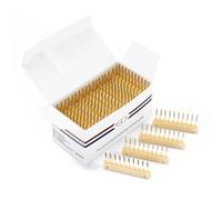 FUIBEJAE 6D-1 Extensiones Hebilla en forma de C para máquina de extensiones de cabello 6D de primera generación, Kit de extensiones sin rastro Herramienta Diez racimos en una fila, 40 piezas