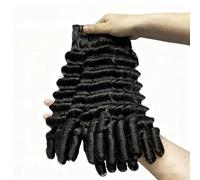 FUIBEJAE Cabello Brasileño 3 Paquetes Rizado Birmano Paquetes de Cabello Humano Brasileño Sin Procesar Extensiones de Cabello Humano Tejido Corto Rizado Cabeza Completa,Deep,10 10 10inch