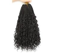 FUIBEJAE Trenzas de ganchillo Passion Twist para locs falsos de mariposa, 7 paquetes de pelo trenzado de ola de agua larga, extensiones de cabello bohemias, 13 hebras/paquete,#2,12inch