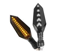 Fuicotto Pilotos Intermitentes Compatibile Con Suzuki Para V-Strom DL 1000 650 GSF GSX 750 1200 GSR600 GSF600 Bandit 12V Luces intermitentes motocicleta(1 pair yellow white)