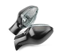 Fuicotto Pilotos Intermitentes Compatible Con Honda CB500F CB 500X CBR500R CB650F CBR650F GROM 125 Cubierta Lente Luz Señalización Motocicleta(Fit For Rear 1 Pair)