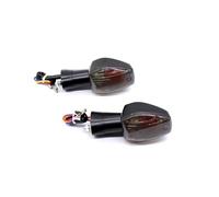 Fuicotto Pilotos Intermitentes Compatible con Suzuki Para GSX-R 600 750 1000 GSX 650 1250 GSF 1200 Intermitente de motocicleta Bandit(Fumar)