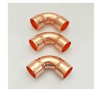 FUICZXBXQU Pipe Fittings 1/2" 3/4" 1" 12.7 16 19 22 25.4 28.6mm Inner Diameter 99.9% Copper End Feeding Long Radius 90 Degree Elbow Joint for Air Conditioner (Color : ID 28.6mm Wall 1.5mm) FUICZXBXQU