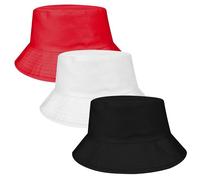 FUIPVGI 3 Piezas Unisex Sombreros de Pesca Plegable, Sombrero de Verano al Aire Libre Protección Solar, Gorra Casual, para Senderismo Camping Viajar Pesca (3 Colores)