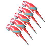 FUIPVGI 5 Piezas Loro Inflable 42cm Globo de Loro Pirata Loro Animal Pájaro Tropical Pirata Animales Inflables Accesorio de Disfraz Decoraciones de Fiesta para Accesorios de Halloween Accesorio (Rojo)