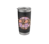 Fuiste creado para un propósito bohemio floral cristiano Vaso térmico de acero inoxidable de doble pared