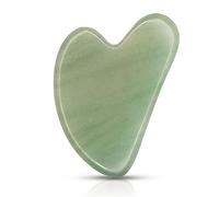FUIYOOCEN Gua Sha Herramientas faciales, herramienta Guasha de jade natural para cara, doble barbilla y mandíbula, piedra Gua Sha para el cuidado de la piel, herramientas Gua Sha para mujeres, piedra