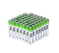 Fuji Enviromax Pilas AAA superalcalinas de 1,5 V, sin PVC dañino ni Metales Pesados, de Larga duración, potentes, Pilas AAA triples (Paquete de 48)