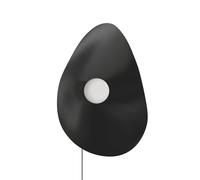 Fuji Lámpara de Pared Grande Negro Quemado