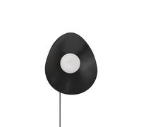 Fuji Lámpara de Pared Pequeña Negro Quemado