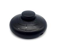 FUJIE 1 Pcs Interruptor de Pie Redondo Soporte Pedal Interruptor 250V/2A Interruptor para Lámpara para Pie Negro para lámpara de Piso y Mesa