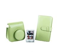 Fujifilm 70100138069 - Kit de accesorios para instax mini 9 (funda desmontable con cierre magnético, álbum 108 fotos, marco de metacrilato) color verde lima