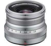 Fujifilm Fujinon XF 16mm F 2.8 R WR Lente plateada Garanta oficial de Fujifilm