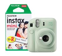 Fujifilm instax Mini 12 - Cámara instantánea con 20 películas de Disparo, Color Verde Menta