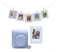 Funda protectora para cámara Fujifilm Instax Mini 12 azul resistente polvo y rayones