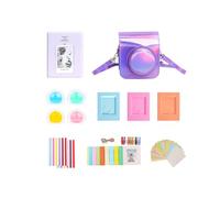 Fujifilm Instax Mini 12 - Kit de accesorios para cámara instantánea con funda, álbum, marcos, marco de pared y filtro de color (morado mágico)