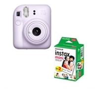 Fujifilm instax mini 12 Lila Pack cámara + Papel foto