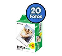 Fujifilm Instax Mini - 20 / 40 / 60 / 80 Papel Fotográfico Fotos Instax Mini Película Brillo Fotográfica Instantánea | Auto Exposición | Pack Multipack para Cámaras Instantáneas Fujifilm Bundle