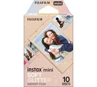 Fujifilm instax Mini Film Brillo- Película fotográfica instantánea 10 Fotos. Soft Glitter.