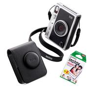 Fujifilm Instax Mini Fuji EVO Negro EX D Cámara Instantánea Híbrida - SET