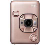 Fujifilm Instax Mini Liplay - Cámara instantánea híbrida - Oro rubor