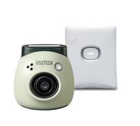 Fujifilm INSTAX PAL digital camera, Pistachio Green + printer SQUARE Link, White | ✅ Winterdeals