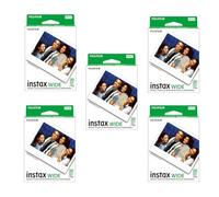 Fujifilm Instax Wide Instant Films para Fuji Instax Wide 210 200 100 300, 5 Unidades