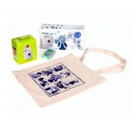 Fujifilm Kit Blossom Instax Mini 12 Clay White / Cámara Instantánea analógica + 10 fotos + bolsa + correa mano