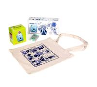 Fujifilm Kit Blossom Instax Mini 12 Pastel Blue / Cámara Instantánea analógica + 10 fotos + bolsa + correa mano