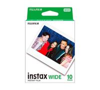 INSTAX Wide ISO 800 película instantánea con Borde Blanco, Carga de 10 Fotos, 10 Disparos