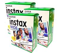 Fujifilm Película fotográfica instantánea 60 para cámara Instax Wide 210 200 100 300