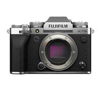 Cuerpo plateado de la Fujifilm X-T5 nuevo