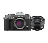 Fujifilm X-T50 charcoal plata + XC 15-45mm | ✅5 años de garantia