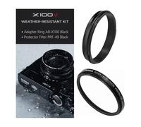 FUJIFILM Kit accessoire WR pour X100V Noir - Filtre WR + Bague AR-X100