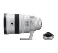 Fujifilm XF 200 mm f/2,0 R LM OIS WR + teleconvertidor XF 1,4X TC F2 WR Fujifilm X gris-plata