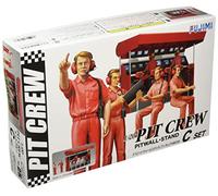 Fujimi 116587 Pit Crew Pitwall Stand C Set FIGURE SCALE 1/20 Hobby Plastic Model Kit NEW