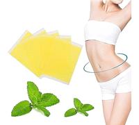 Fujimint - Parche para apretar el vientre, parches de menta japonesa a base de hierbas naturales para la cintura, parche de menta japonesa para la cintura, calcomanías para quemar la cintura, parche