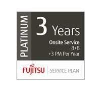 Fujitsu 3 Years Onsite Service 8+8+3PM - Extensión de garantía (1, 3 año(s), In situ)