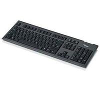 Fujitsu KB410 USB - Teclado (USB, Oficina, Alámbrico, Estándar, Derecho, Negro)