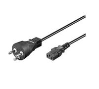 Fujitsu MicroConnect 1m IEC 320 Cable de transmisión Negro - Cables eléctricos (1 m, Male Connector/Female Connector, Negro)